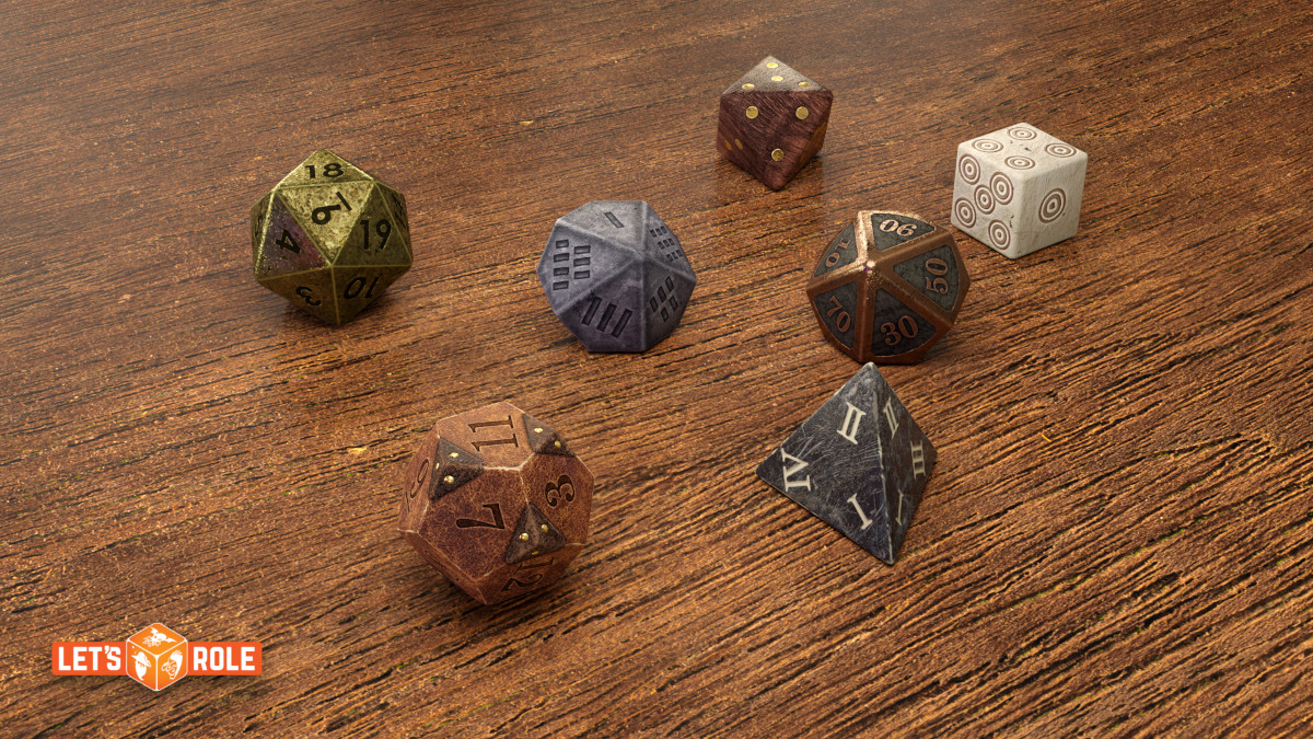 Through History Dice Set · Dice · Let's Role