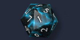 Dragon Blue Dice Set