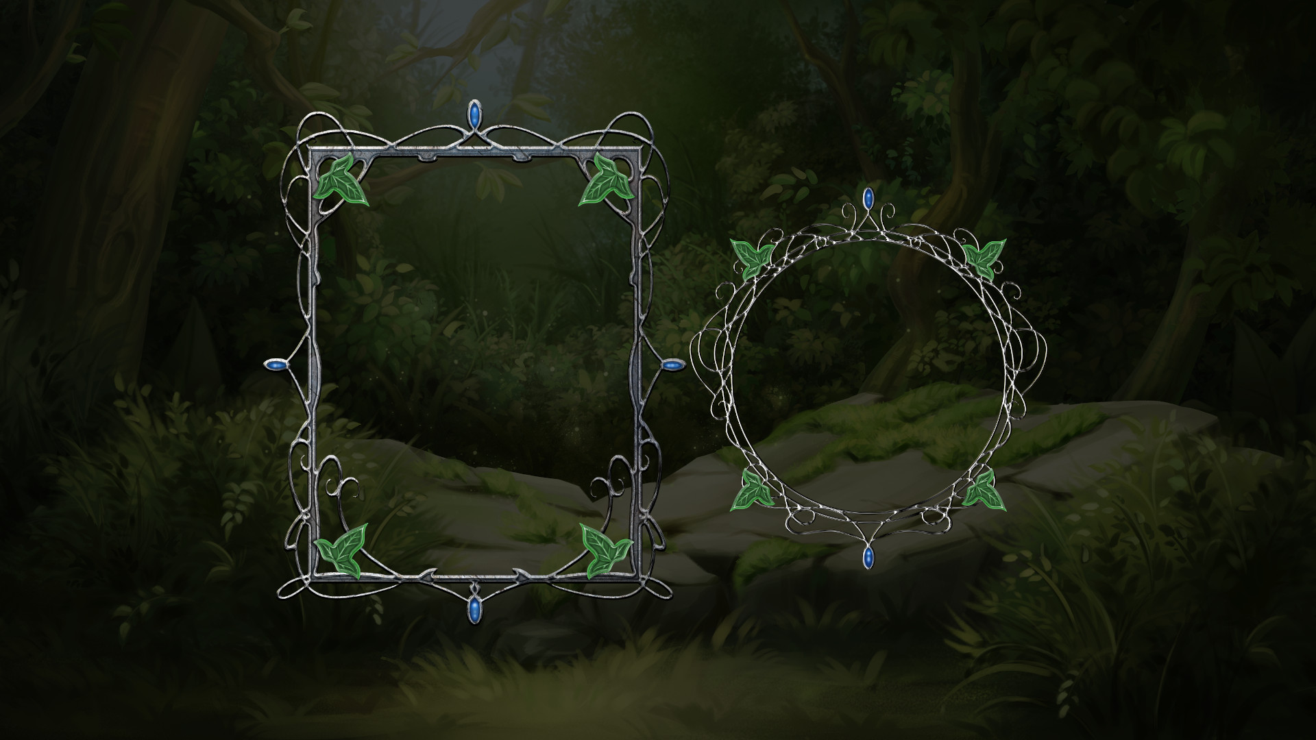 Elven Frame Design Elven avatar and token frame · Frame